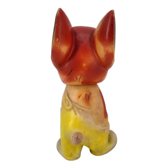 Vintage Tom and Jerry Squeaky Jerry Mouse 9" Kitschy Toy 1960s - Picture 3 of 11